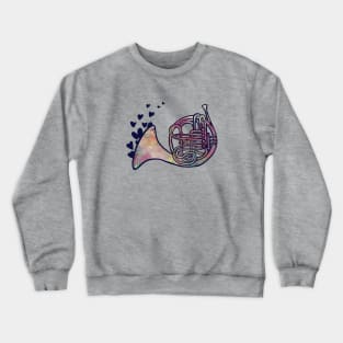 French Horn Love Crewneck Sweatshirt